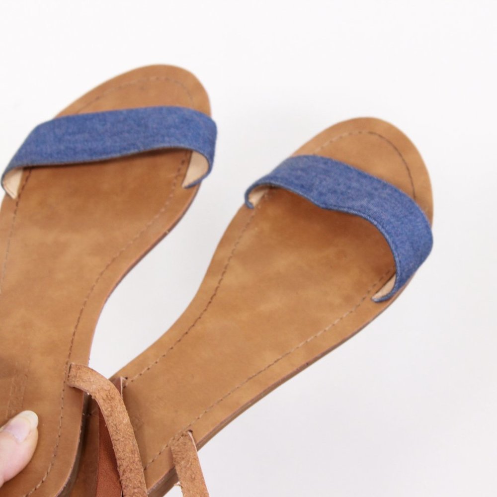 *Joe Fresh Denim Strap Sandal - Picture 3 of 3